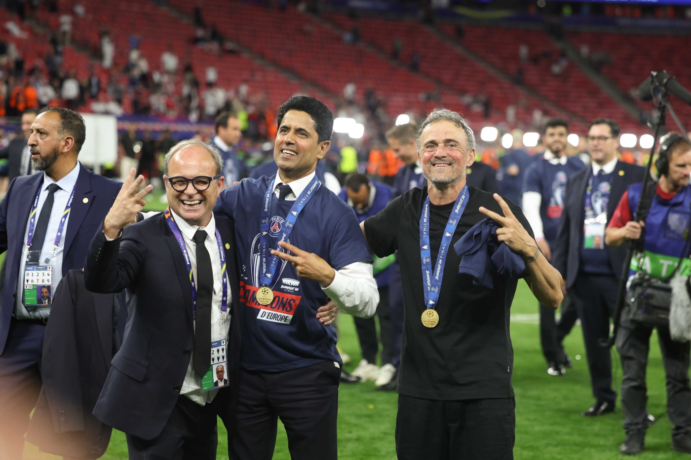Arsenal PSG : La réaction totalement folle de Nasser Al-Khelaifi après la victoire